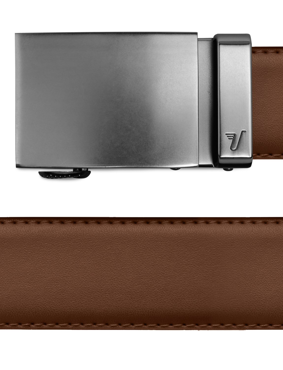 Mission Belt Men's Leather Ratchet Belt, 40mm Metal Collection - Image 3