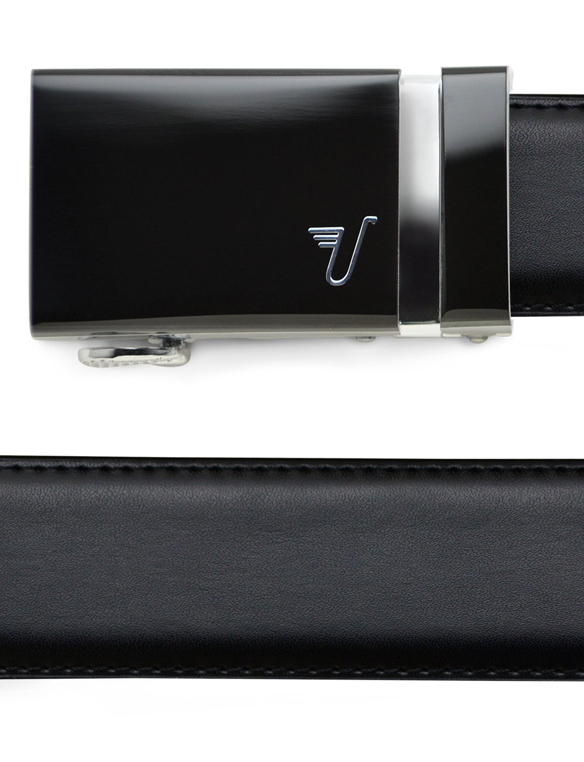 Mission Belt Men's Leather Ratchet Belt, 40mm Solid Collection - Image 3